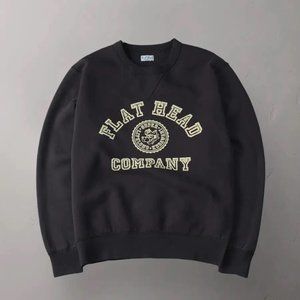 The Flat Head FN-SWC-214 Sweatshirt - Black